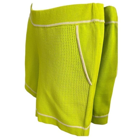 PINKO  Shorts Teverga - 1G176E Y7ZB Teverga - Yellow Green Size S - Picture 5 of 8